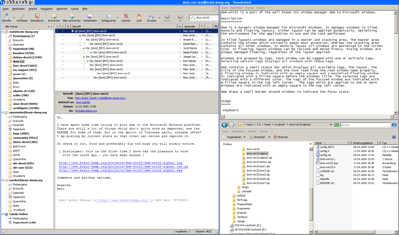 dwm-win32 screenshot